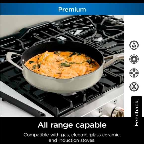 NWT Ninja Neverstick Premium Set Possible Pan - Picture 5 of 6